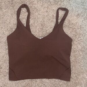 Brown LuluLemon Align Tank